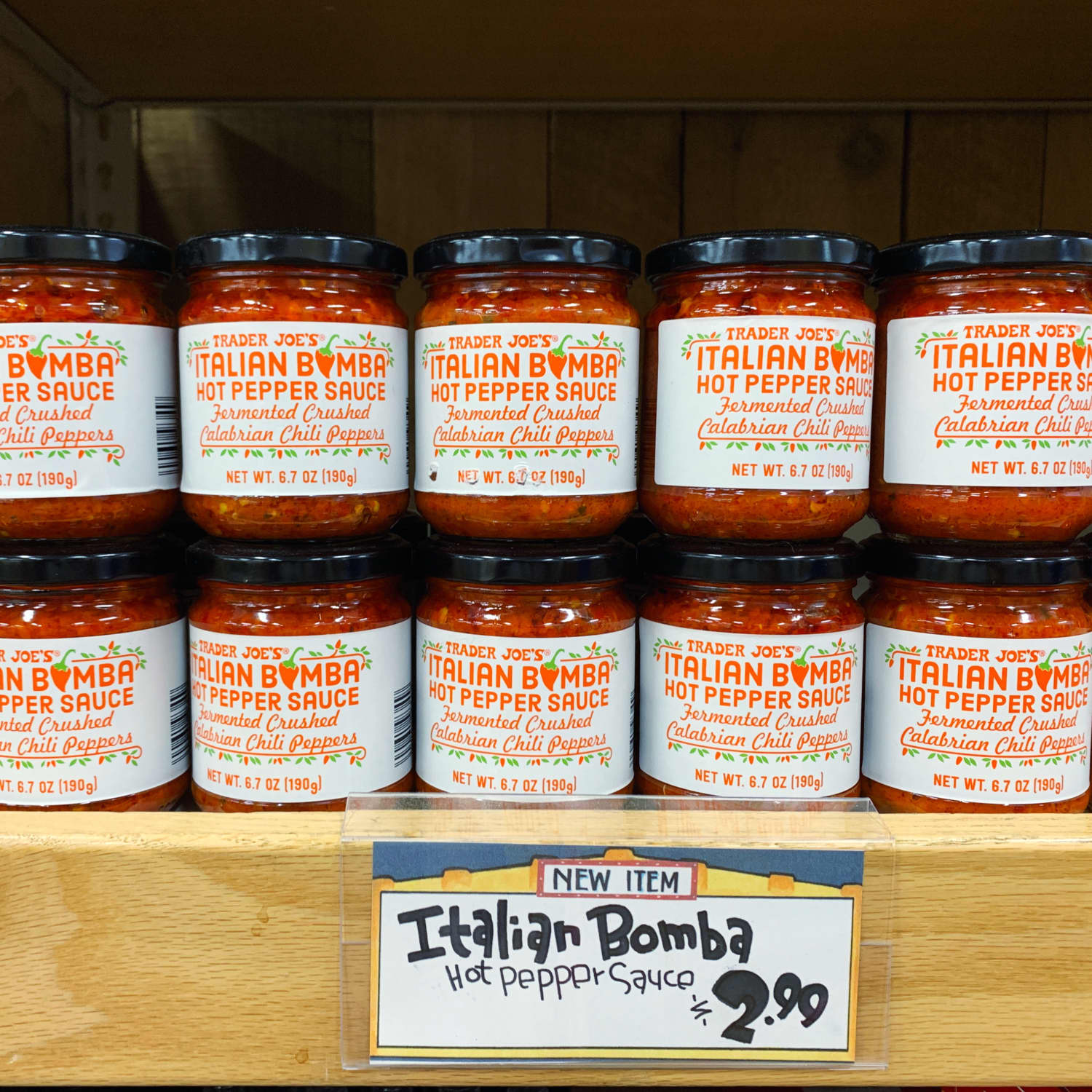 Trader Joe S Italian Bomba Hot Pepper Sauce Review Kitchn Any loyal trader joe's shopper knows that there are constantly new and amazing products popping up on the shelves. italian bomba hot pepper sauce