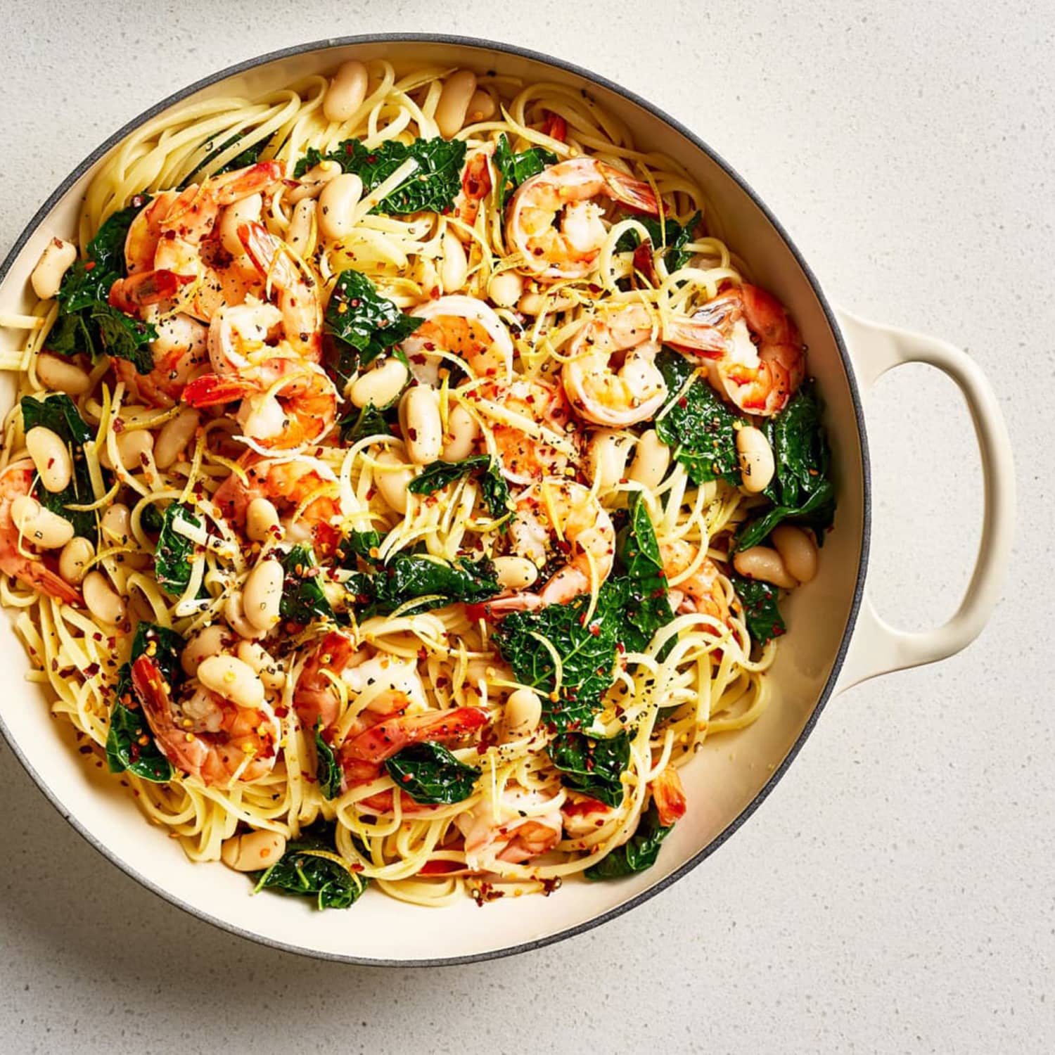 One-Pot Lemon Shrimp Pasta The Kitchn