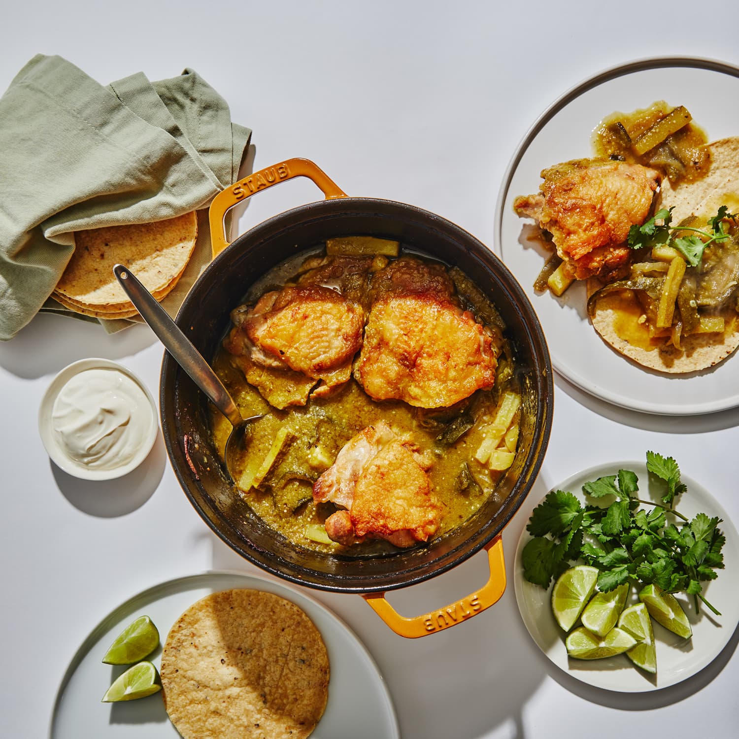 Sohla El-Waylly's Chicken Thighs with Zucchini Salsa Verde Recipe