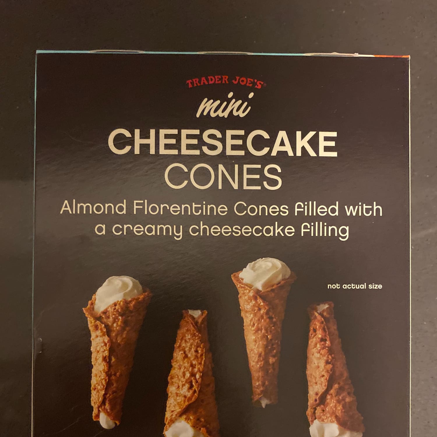 Mini Cheesecake Waffle Cones