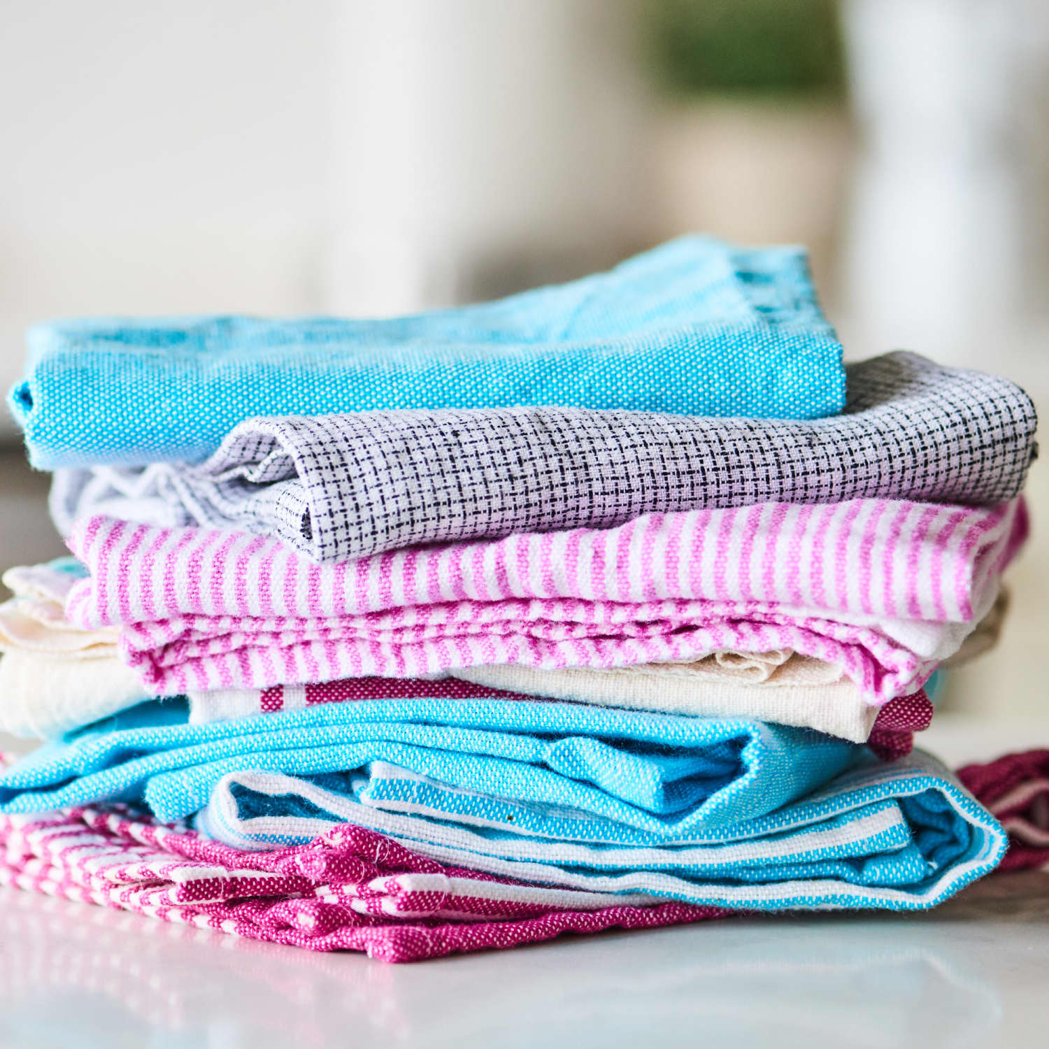 How To Declutter Kitchen Towels & Dish Cloths