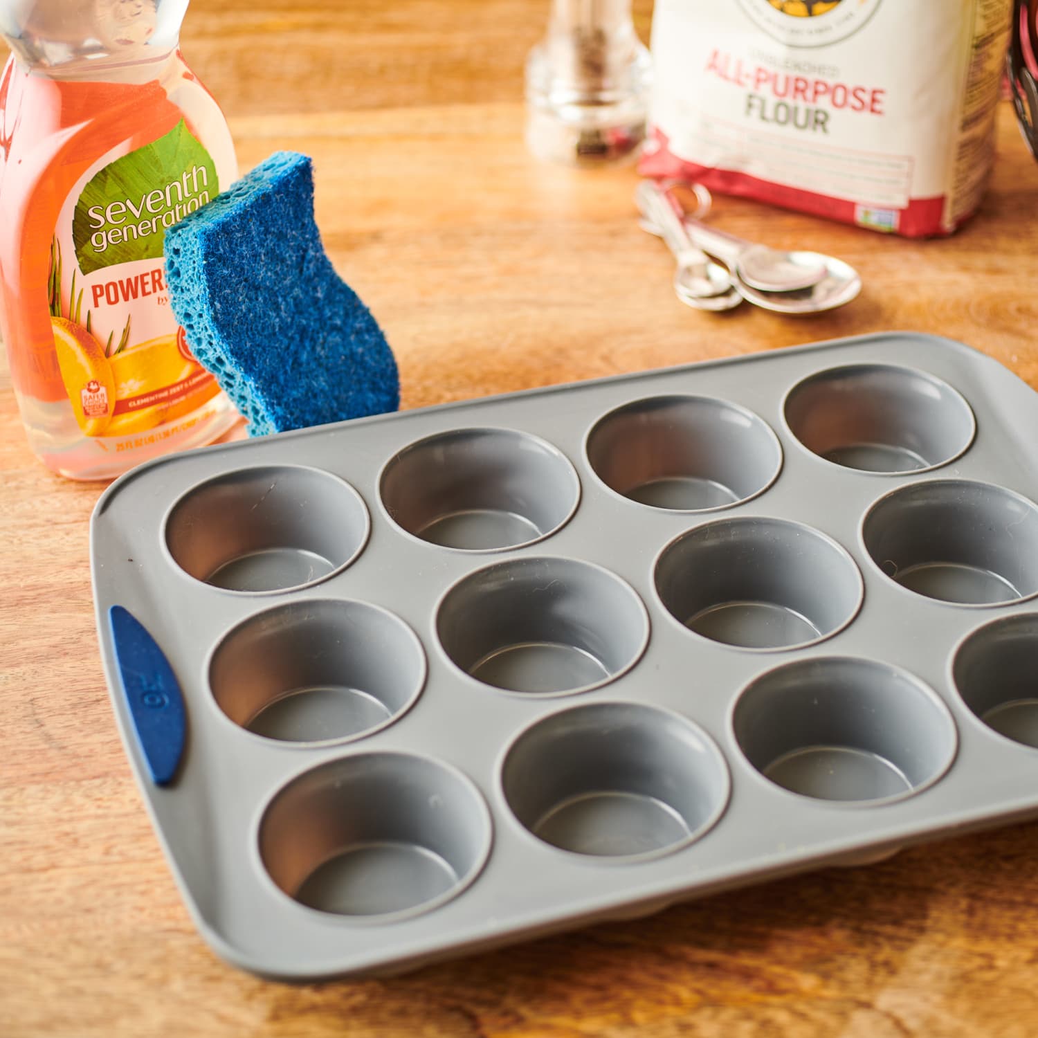 Silicone Muffin Pan, 7-cup Silicone Baking Pan