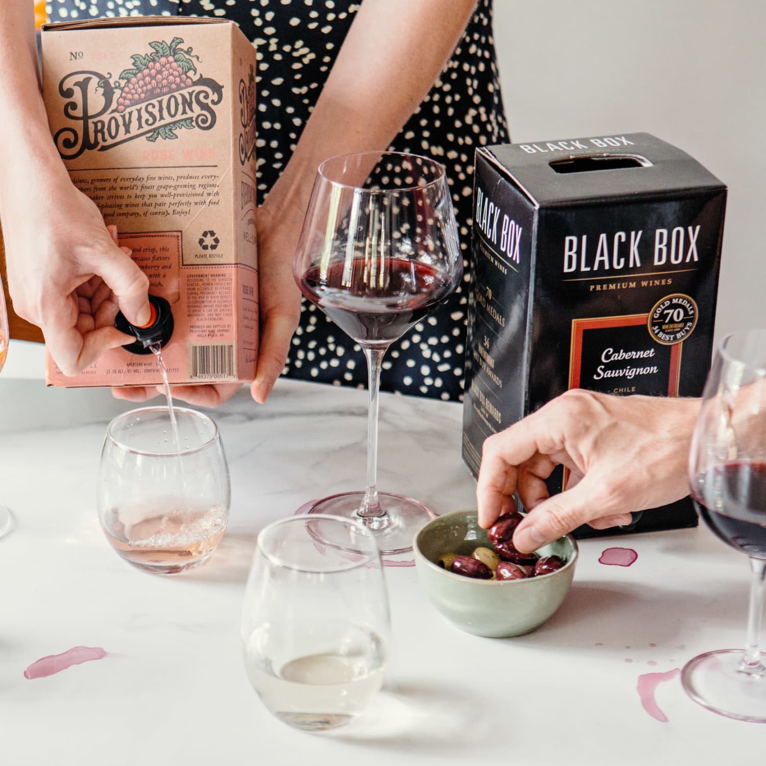 single serve wine box