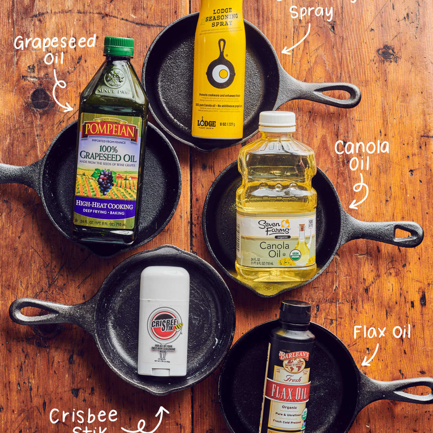 The Best Oil To Season A Cast Iron Pan? Grapeseed Oil. Here's Why. | Kitchn