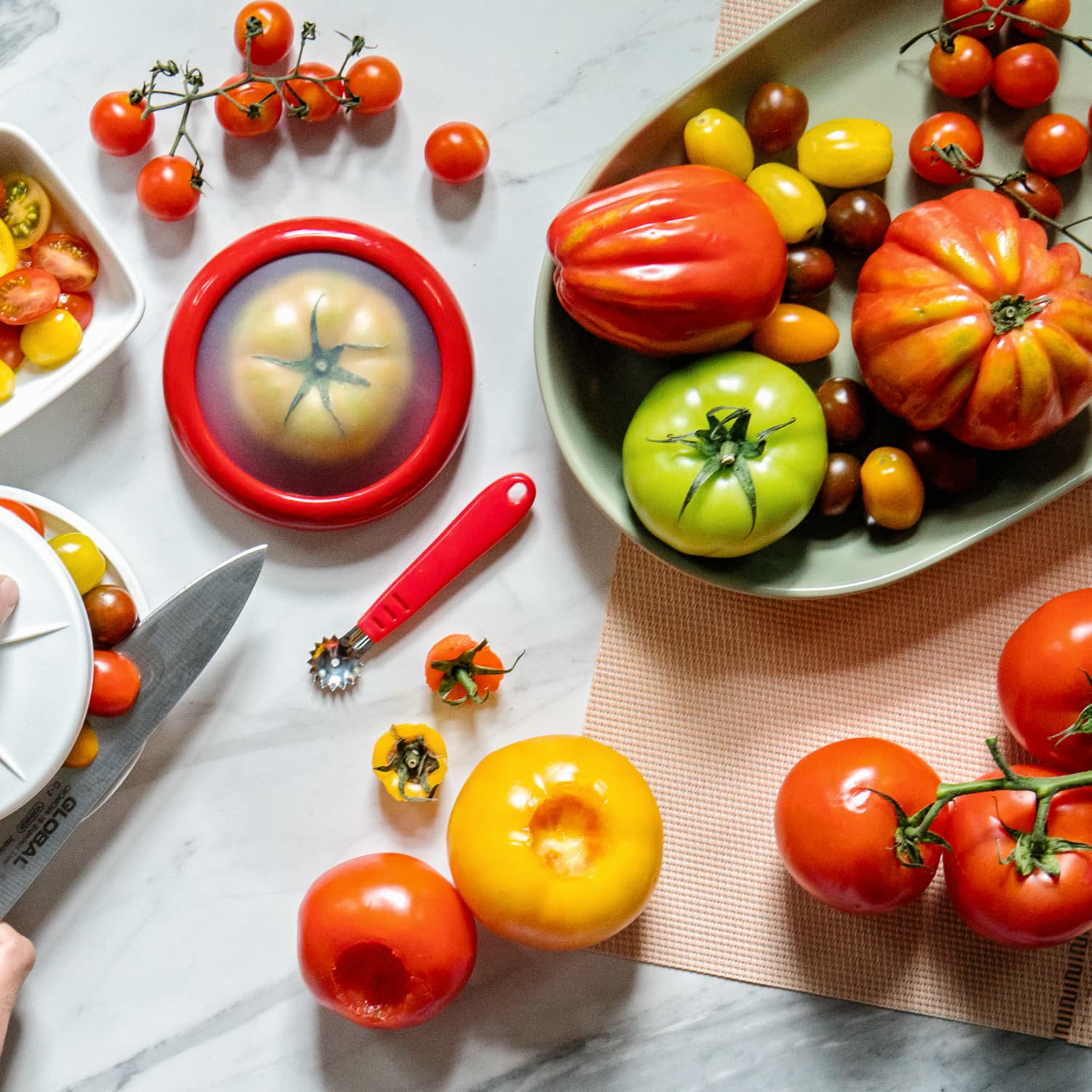 Joie Fresh Stretch Pod Für Tomaten – 2 Stück, LFGB-zugelassen, Hält Tomaten Länger Frisch