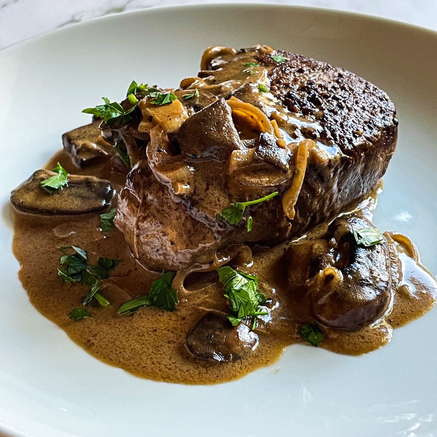 Steak Diane Recipe (Beef Tenderloin With Mushrooms) | Kitchn