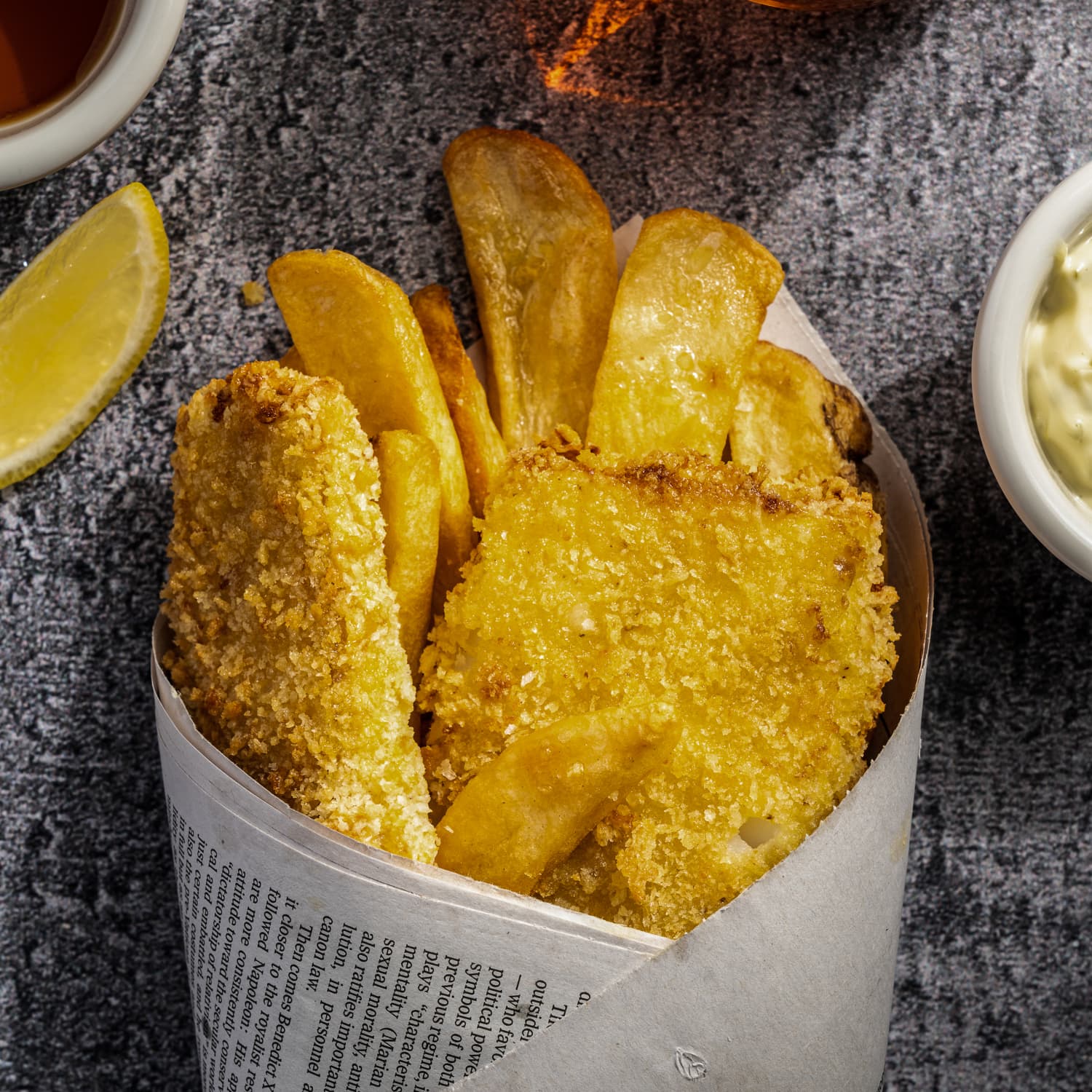 Air Fryer Fish Chips Recipe With French Fries Kitchn