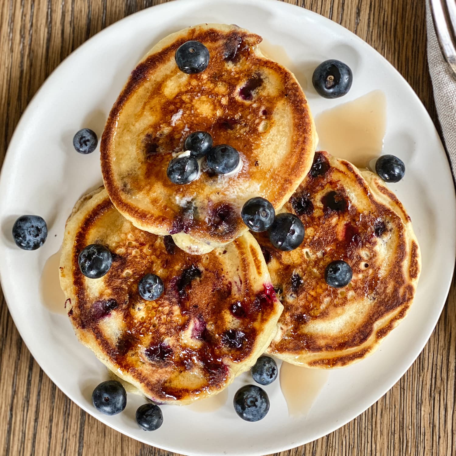 Blueberry Pancakes (The Easiest, Fluffiest Recipe) | Kitchn