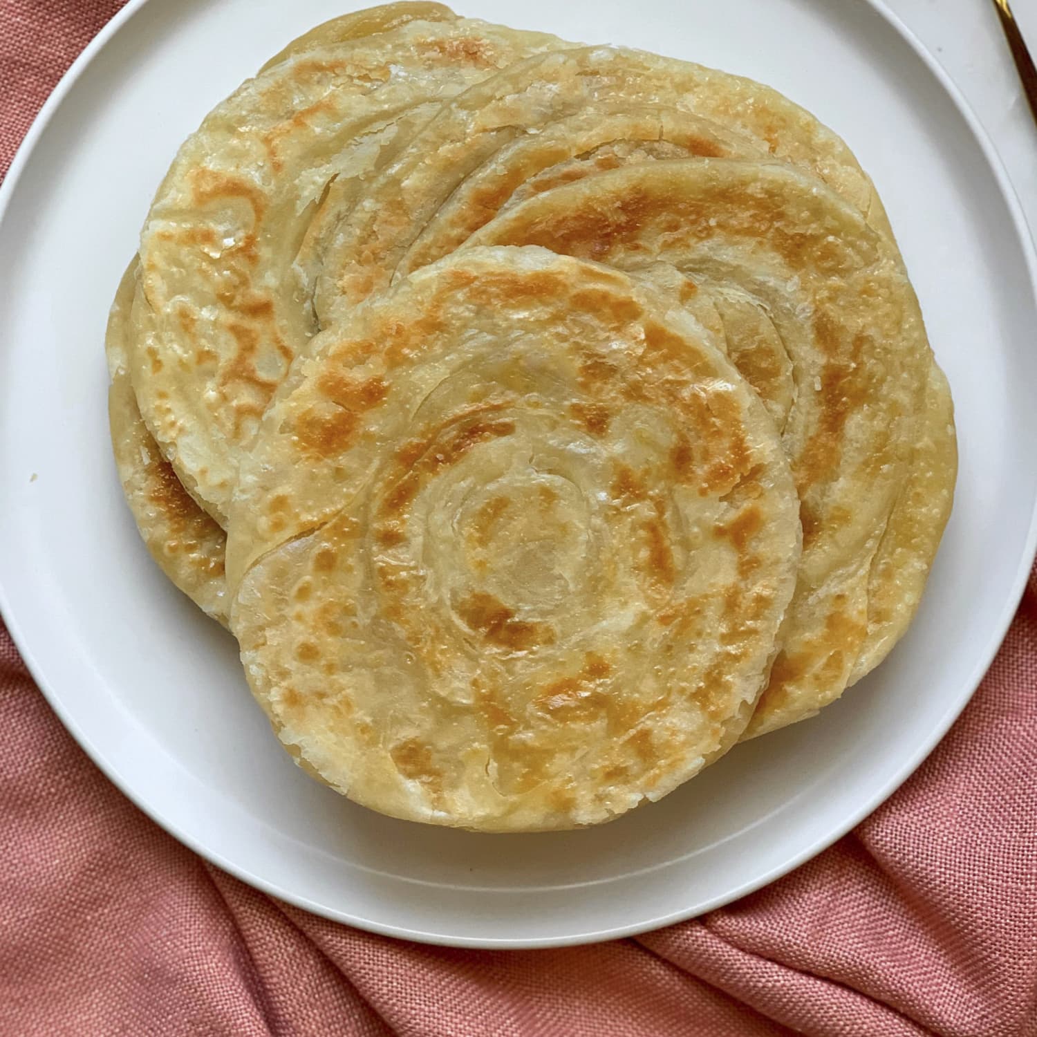 Thai Pan Fried Roti Bread Recipe 