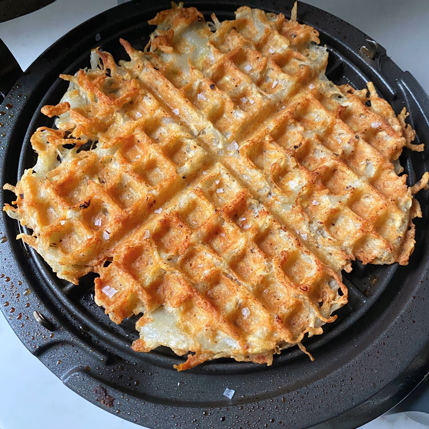 5 Minute Waffle Hash Browns