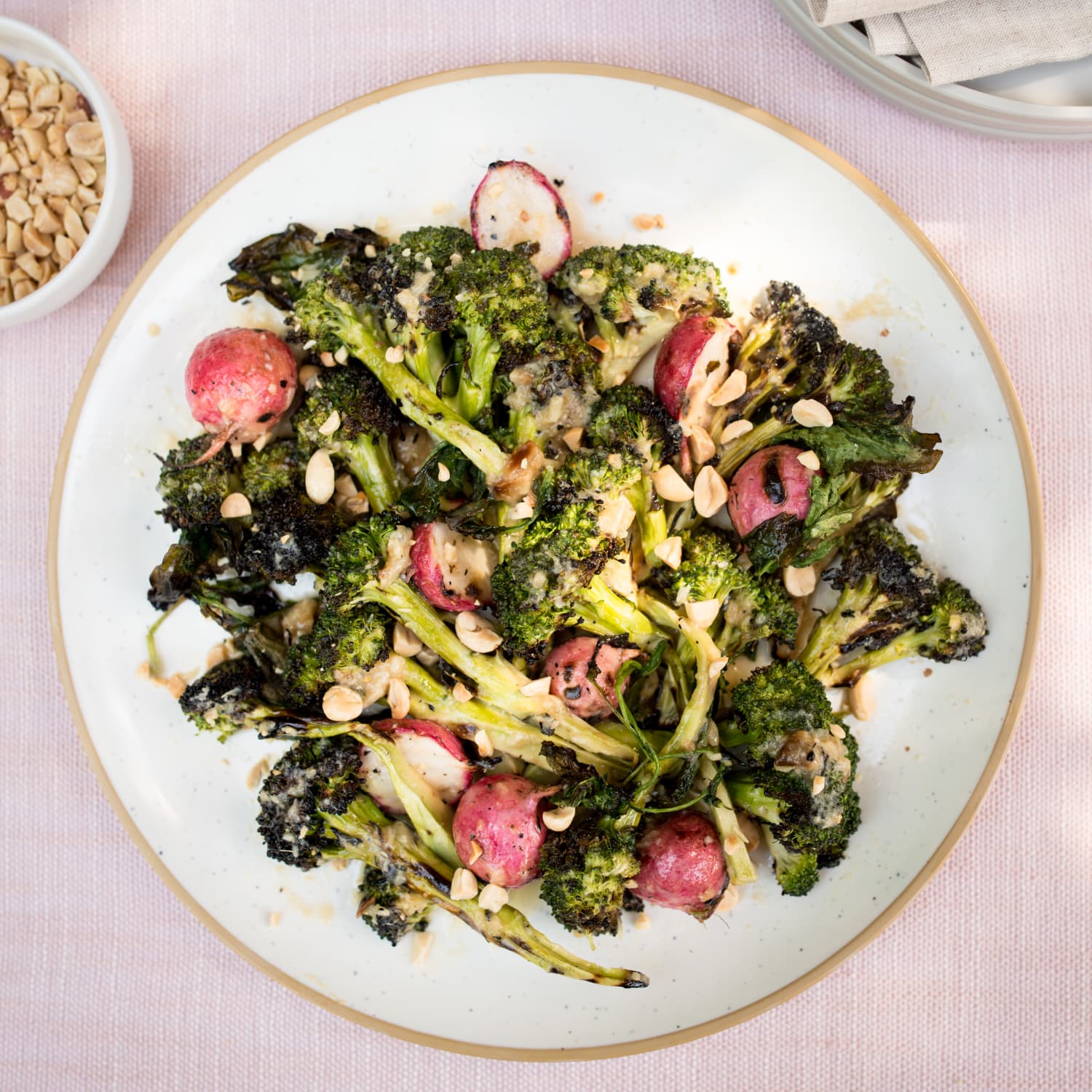 Grilled Broccoli And Radish Salad With Garlic Miso Dressing Kitchn