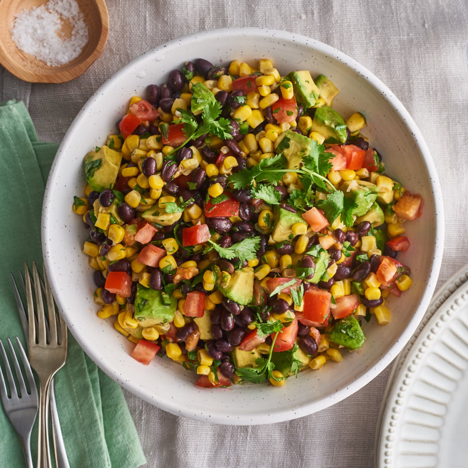 Black Bean Salad With Corn Avocado Kitchn