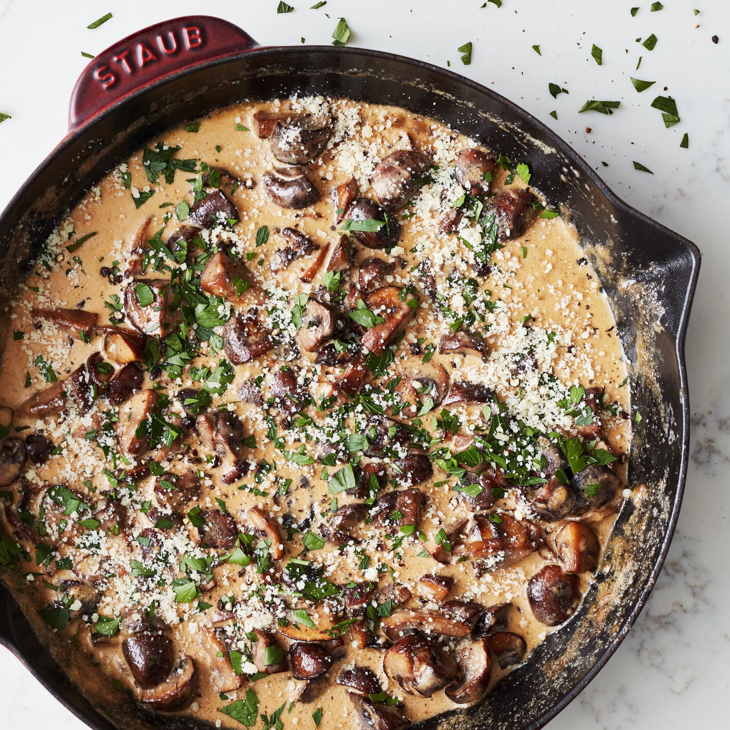 Creamy Garlic Parmesan Mushrooms Kitchn Eatsmarter has over 80,000 healthy & delicious recipes online. creamy garlic parmesan mushrooms