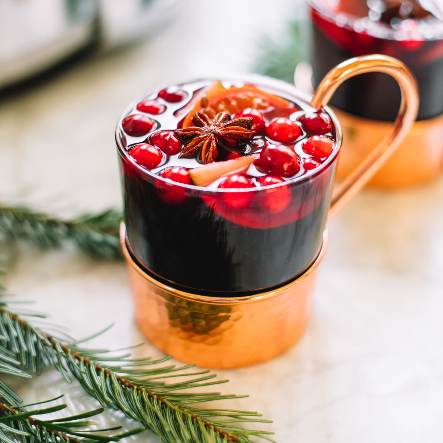 Slow Cooker Pomegranate Orange Mulled Wine Kitchn