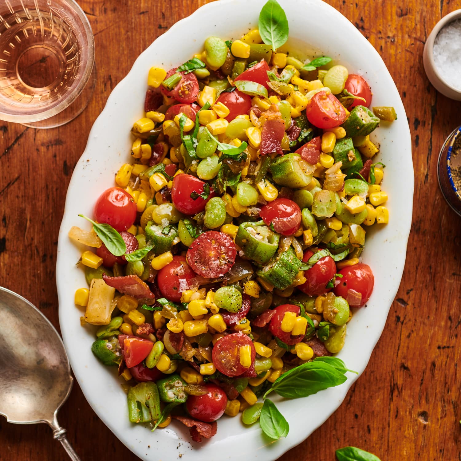 The Bitten Word: Cooking with Bacon Grease + Late-Summer Succotash