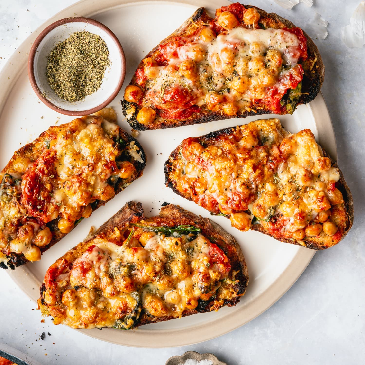 Cheesy Chickpea Melts Kitchn