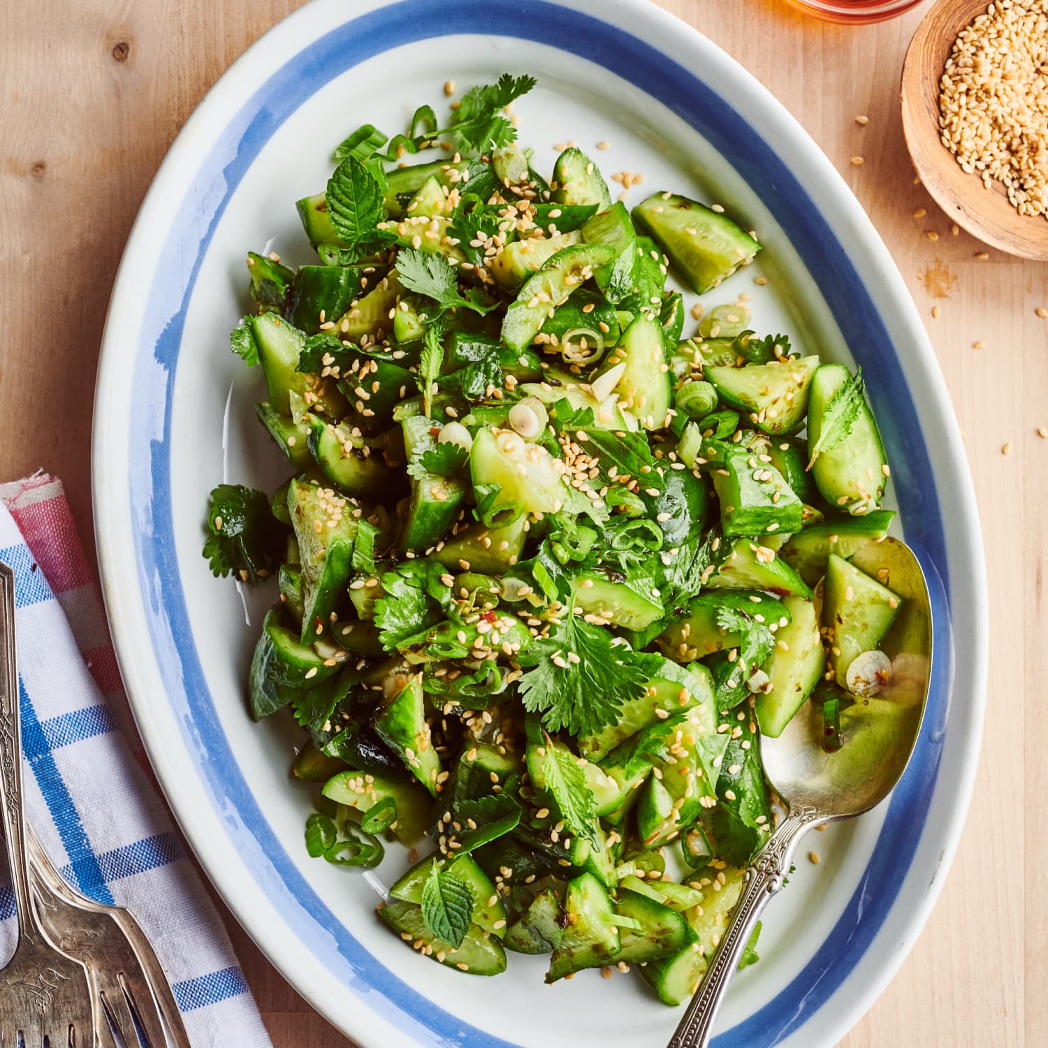 Japanese Inspired Cucumber Salad Recipe Kitchn