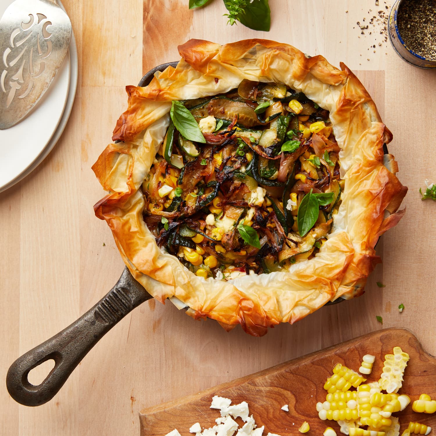 Caramelized Zucchini Phyllo Pie Kitchn