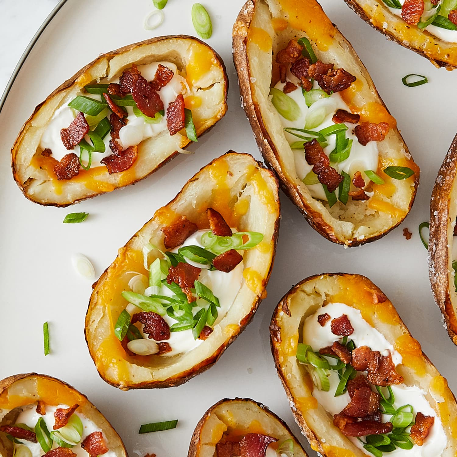 Potato Skins Recipe (Loaded With Cheese & Bacon) | Kitchn