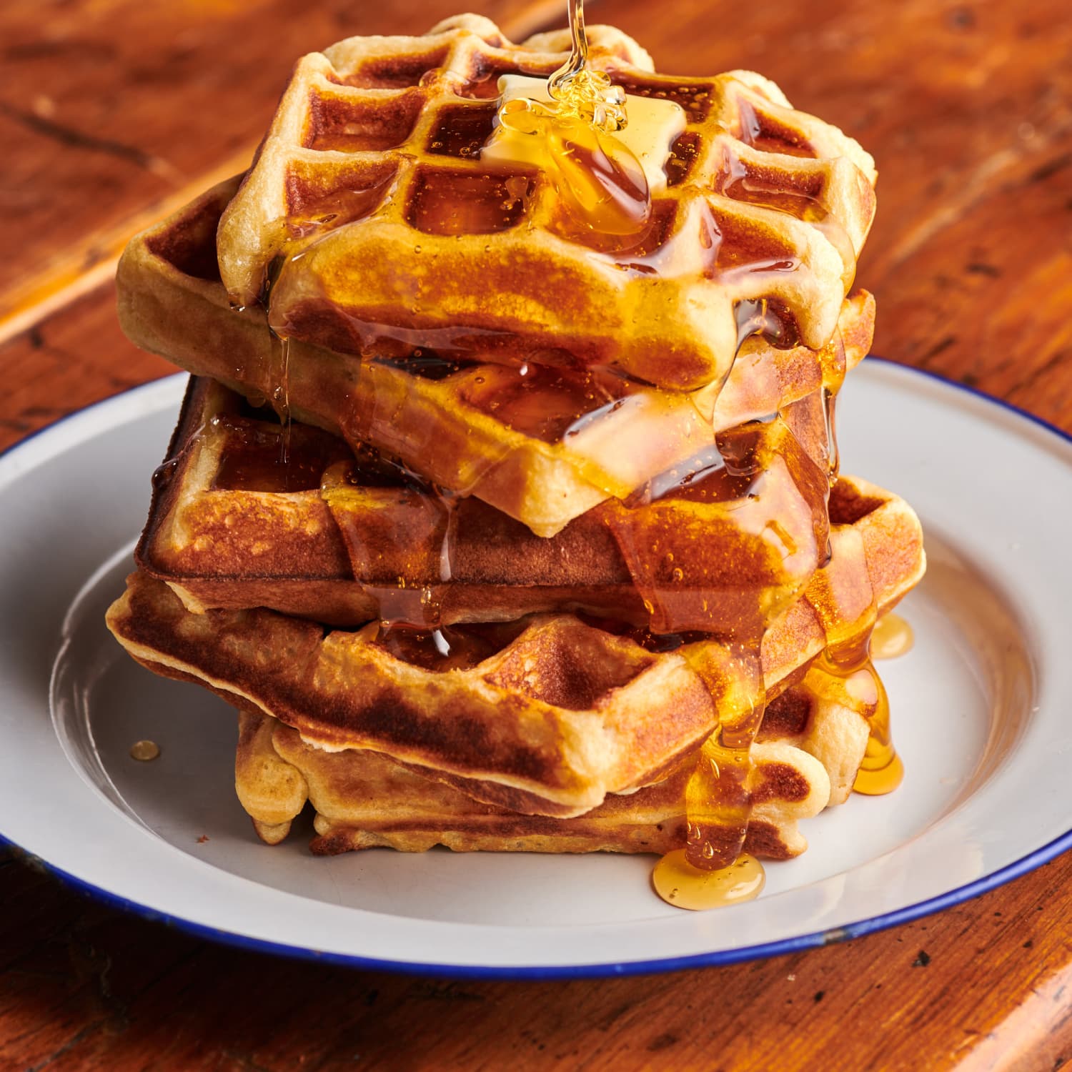 How To Make Crisp Fluffy Belgian Waffles Kitchn