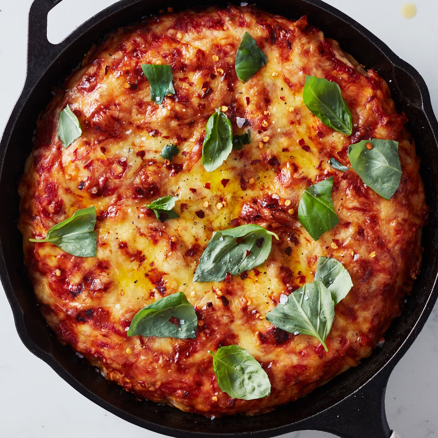 4 Tips for Turning a Cast-Iron Skillet into a Pizza Stone