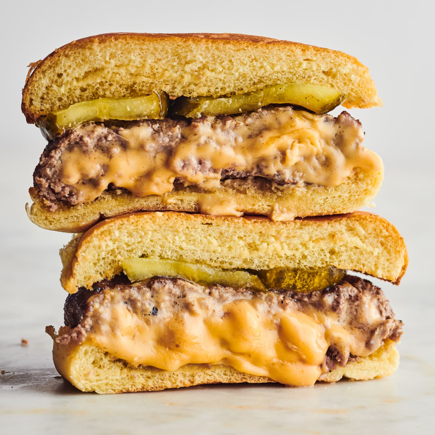 Juicy Lucy Burgers Recipe (Stuffed With American Cheese) | Kitchn