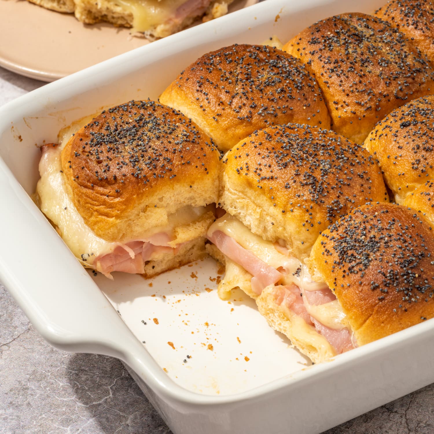 Hot Ham and Cheese Sliders