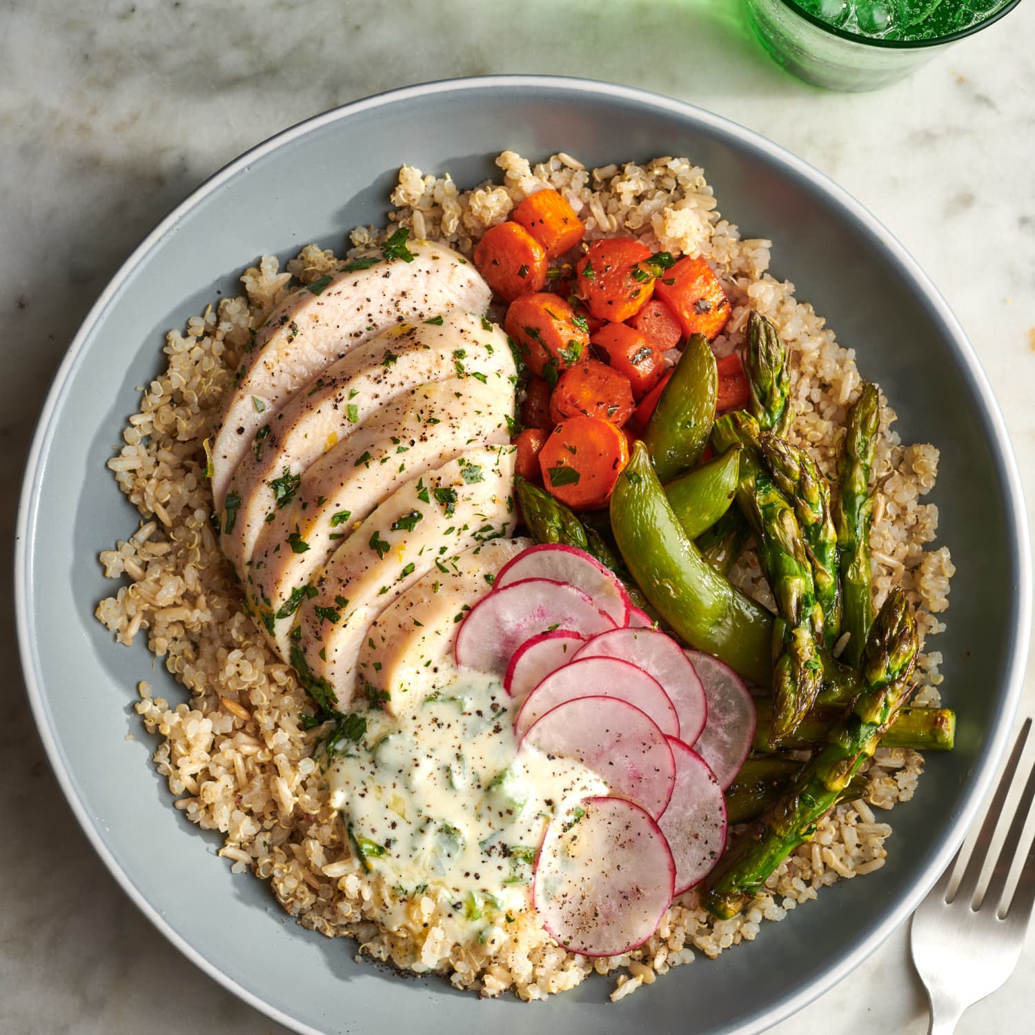 Chicken Salad Grain Bowls