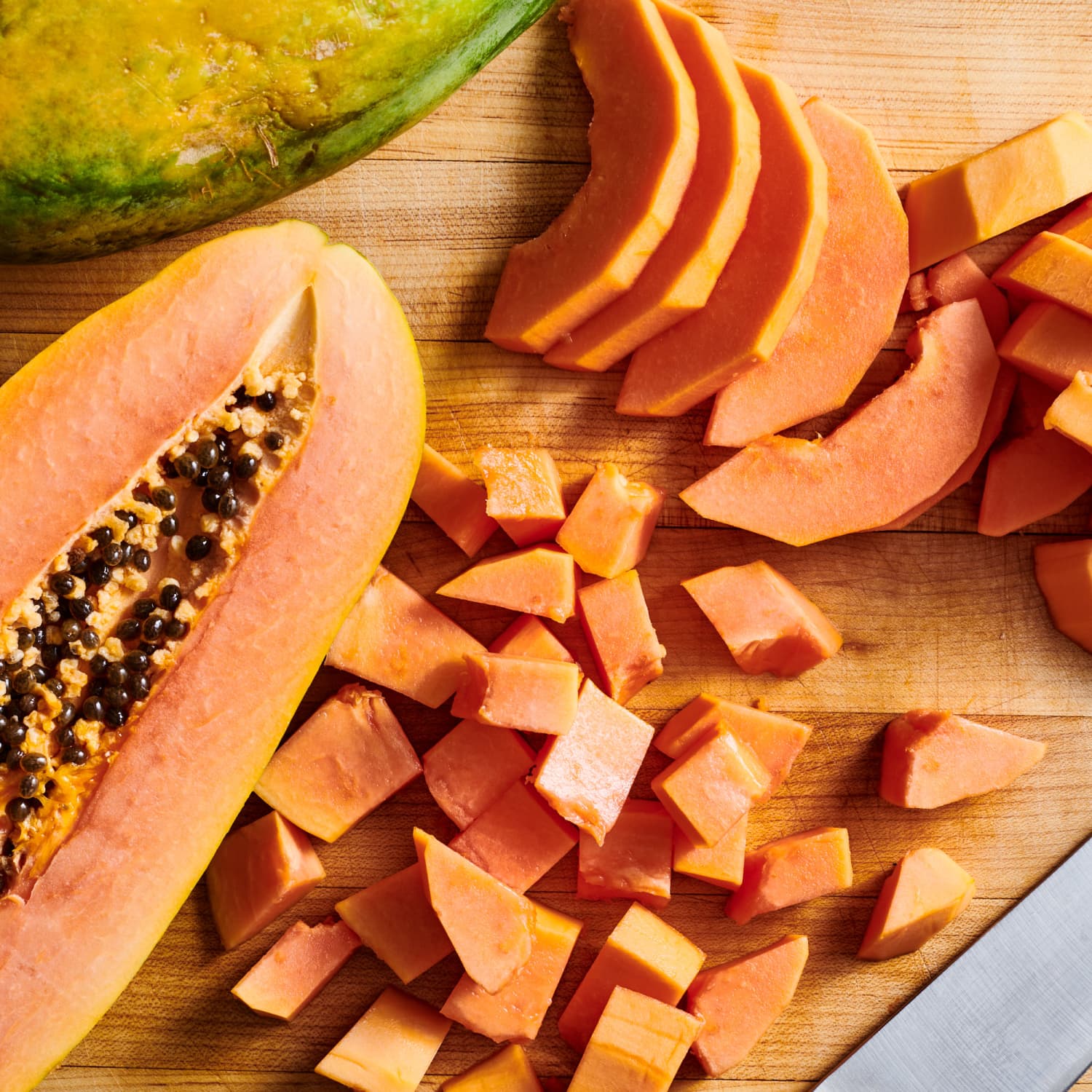 How to Cut Fresh Papaya — a Step-by-Step Guide | The Kitchn