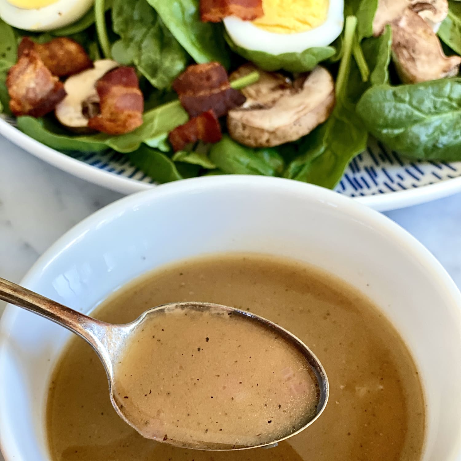 spinach bacon dressing Forget-Me-Not Gown
