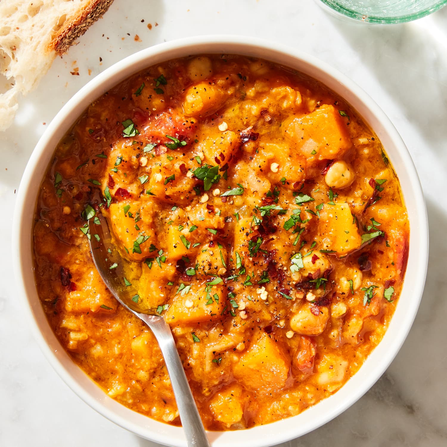 Moroccan Chickpea and Squash Stew