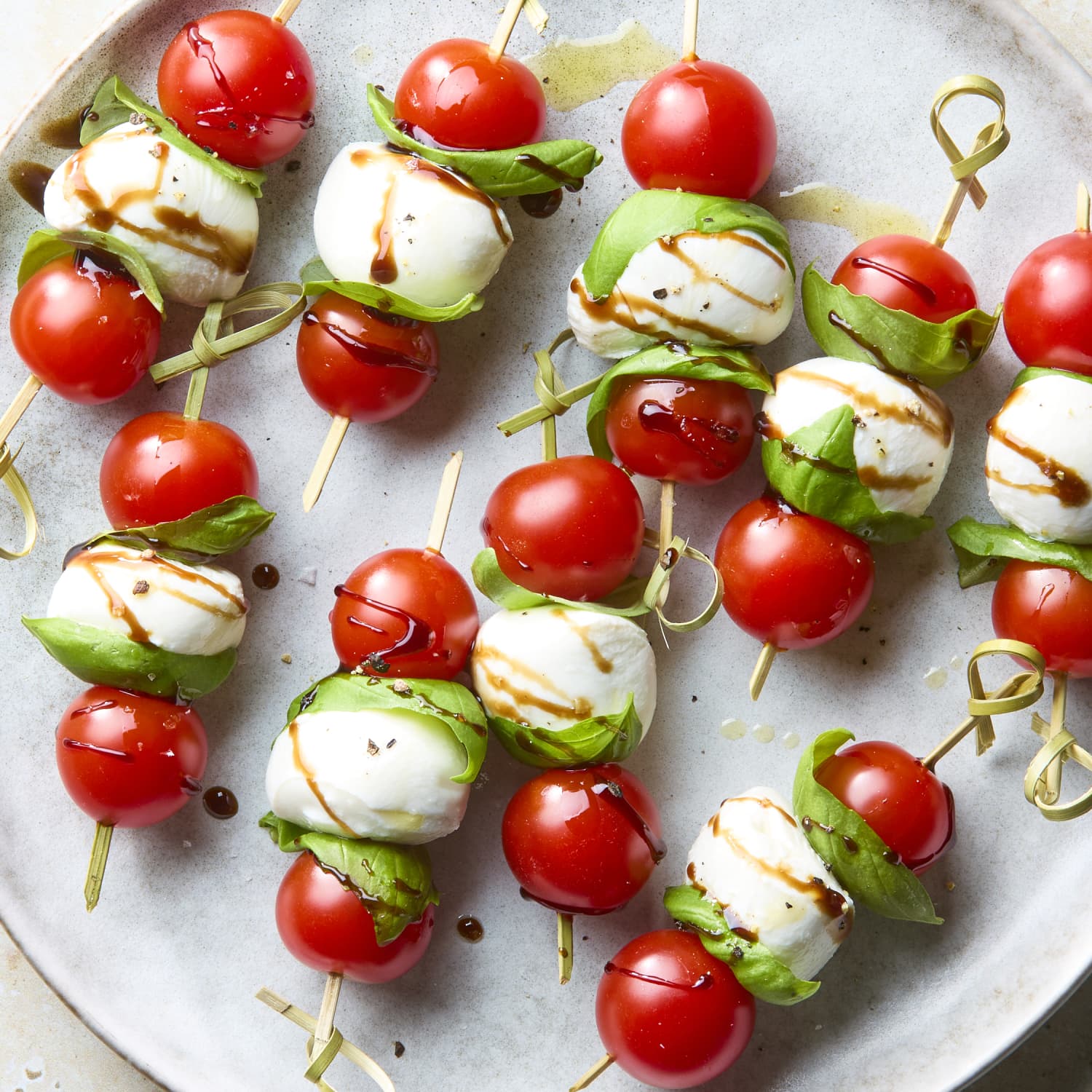 Caprese Skewers Recipe (with Balsamic Glaze) The Kitchn