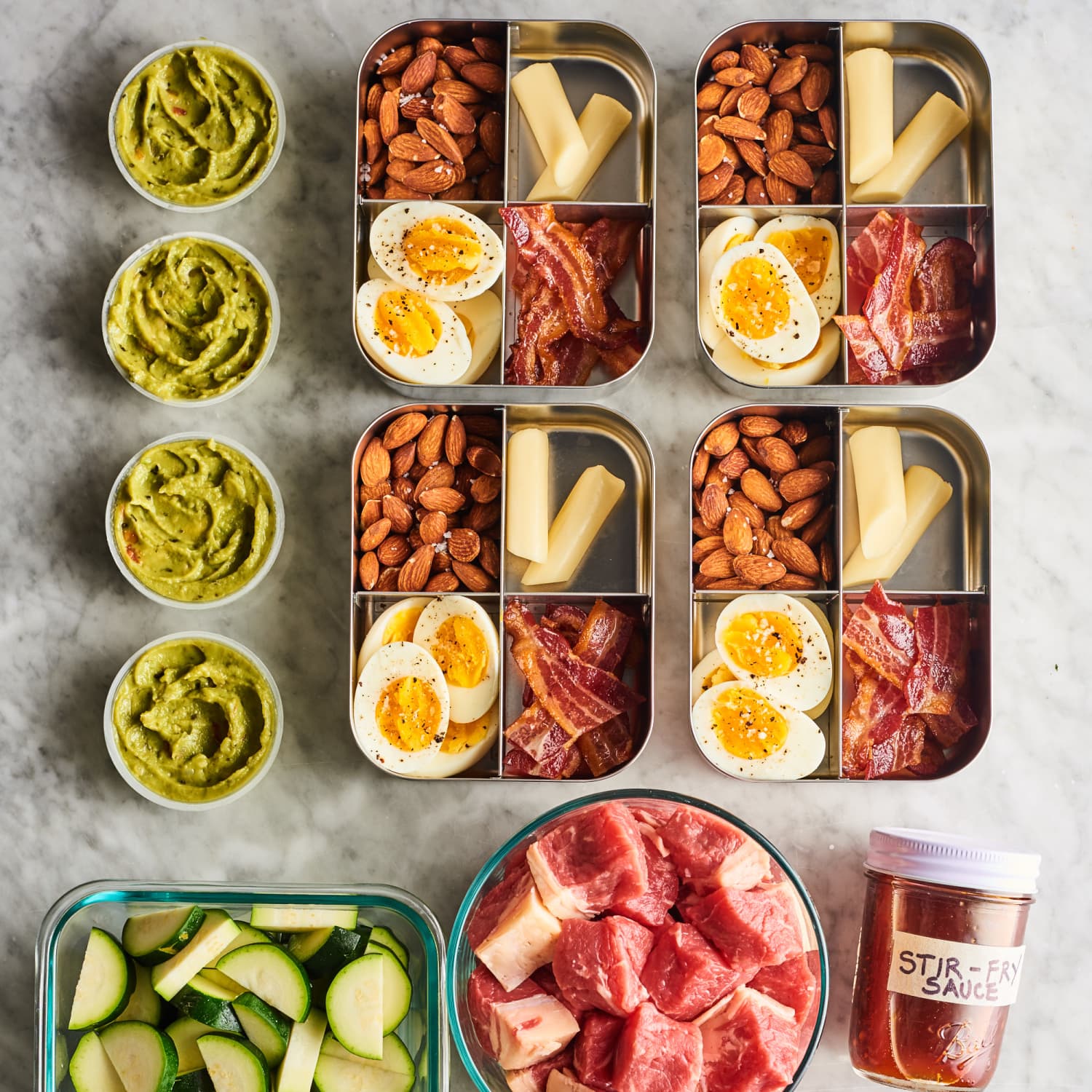 How To Meal Prep 4 Different Lunches In Under 1 Hour 