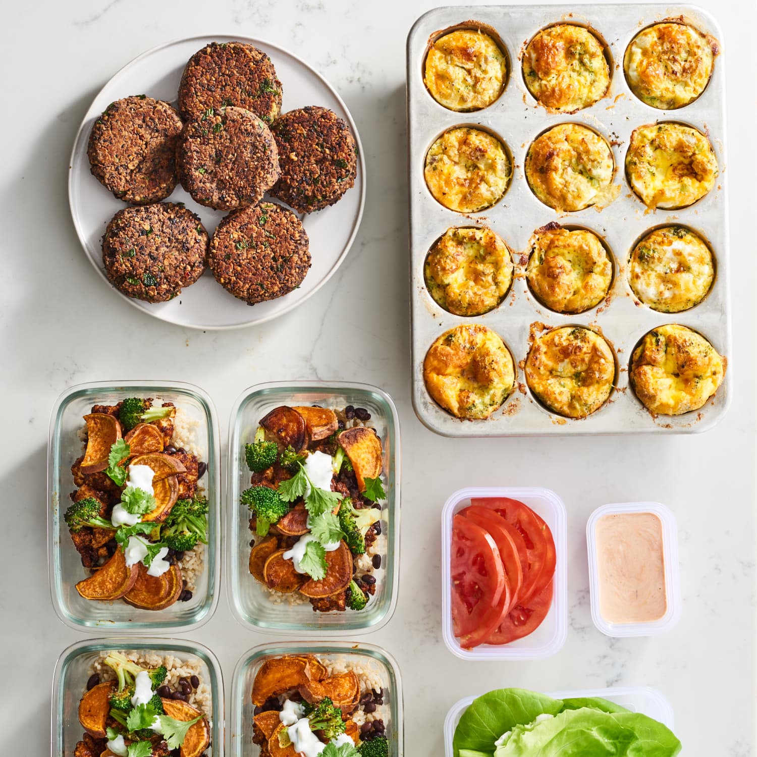 High-Protein Vegetarian Meal Prep for 1 Week of Meals in 2 Hours