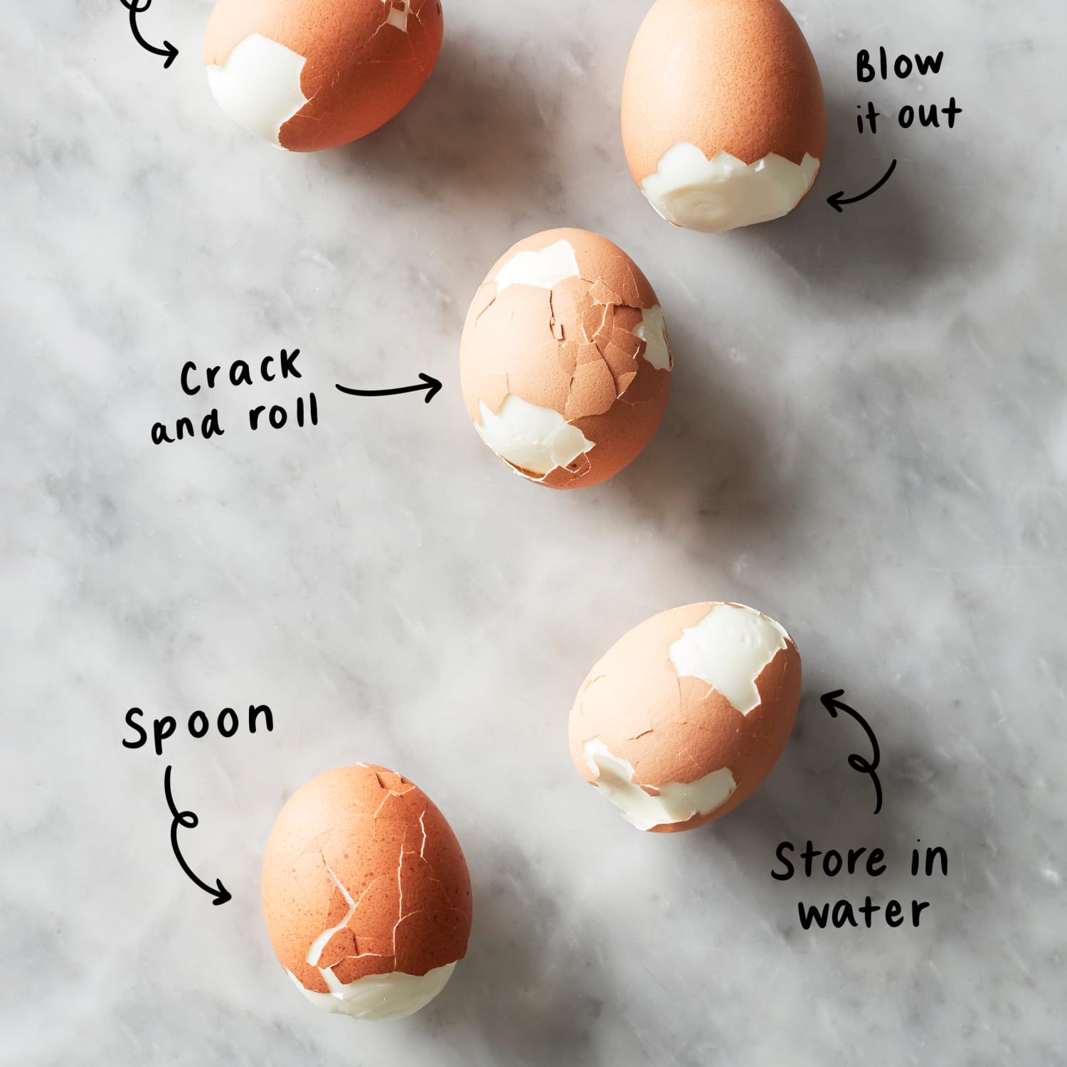 The Best Way to Peel Hard-Boiled Eggs: 5 Different Methods