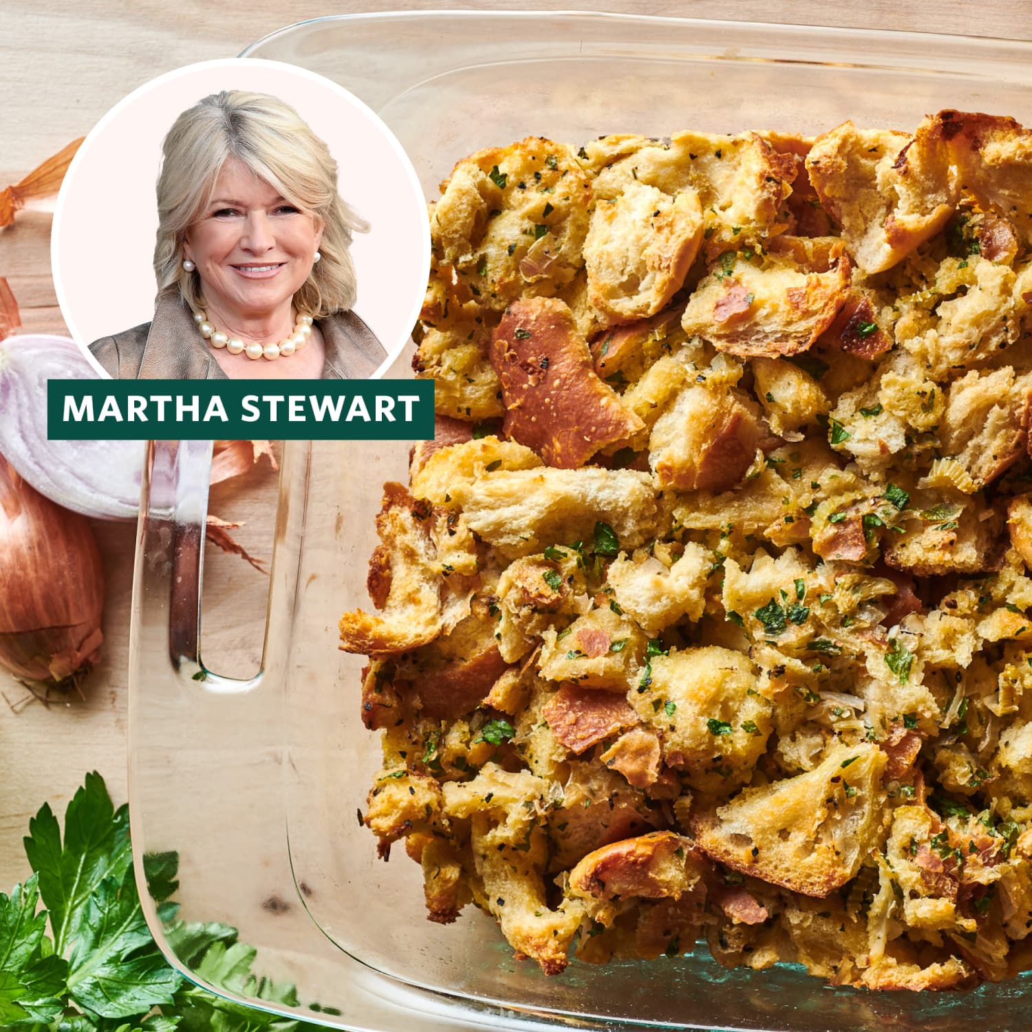 I Tried Martha Stewart's Simple Stuffing | The Kitchn, image size:1500x1500