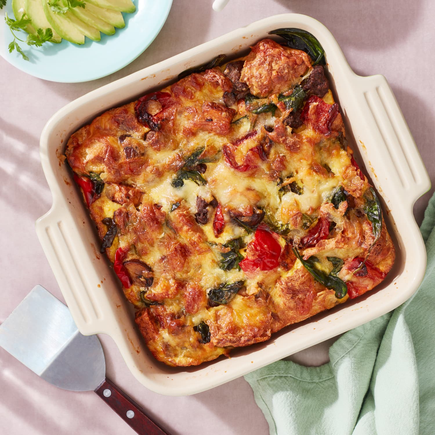 Brandi Milloy's Southwest Croissant Egg Bake The Kitchn