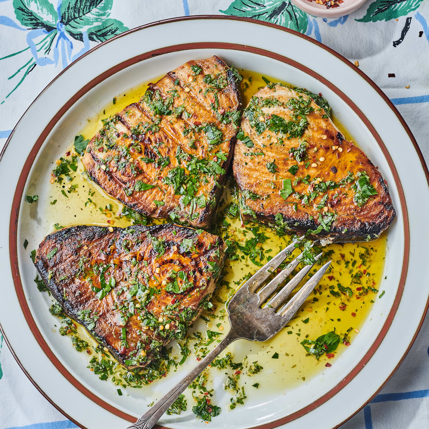 Air Fryer Swordfish Steaks Recipe