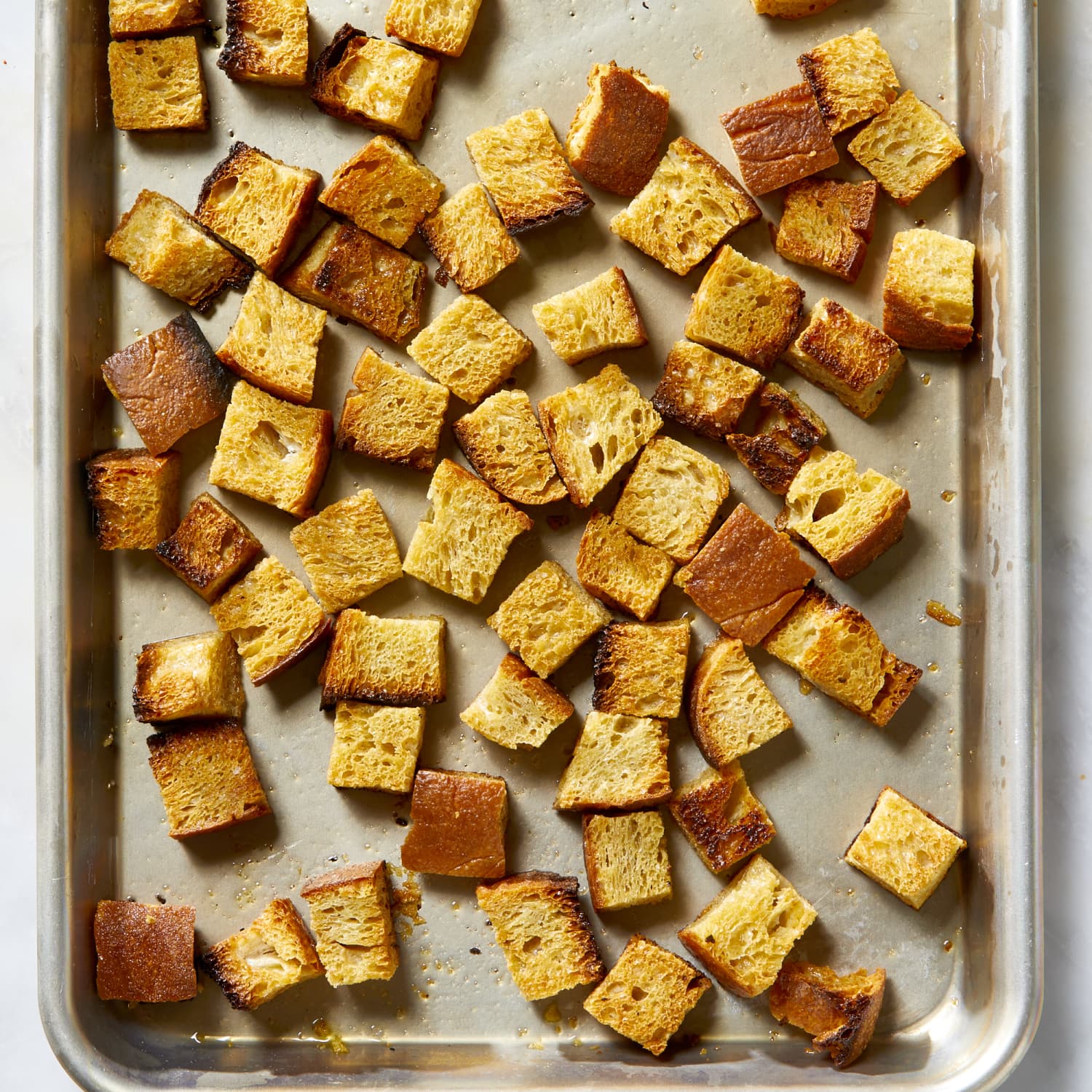 Homemade Croutons Recipe (Oven-Baked)