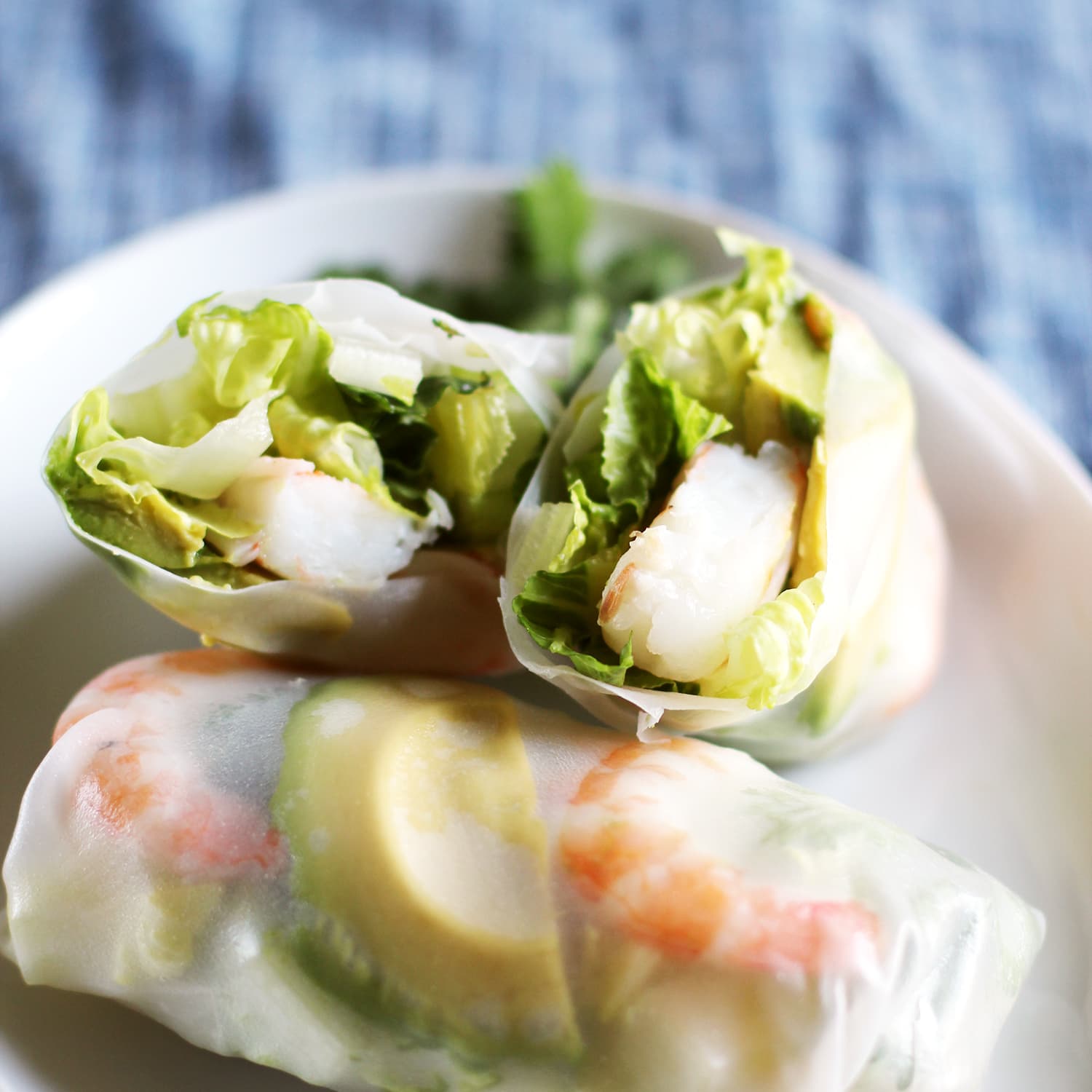 Weeknight Recipe Shrimp Avocado Summer Salad Rolls Kitchn