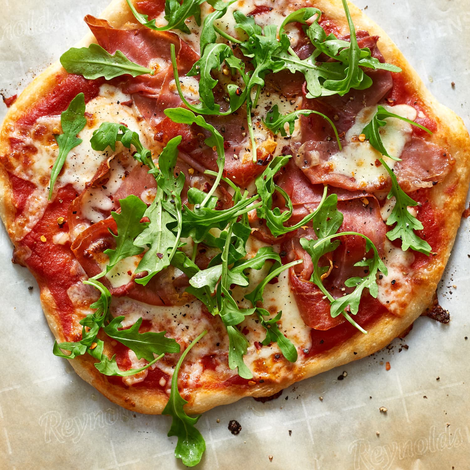 Easy Homemade Pizza Sauce With Prosciutto And Mozzarella Cheese