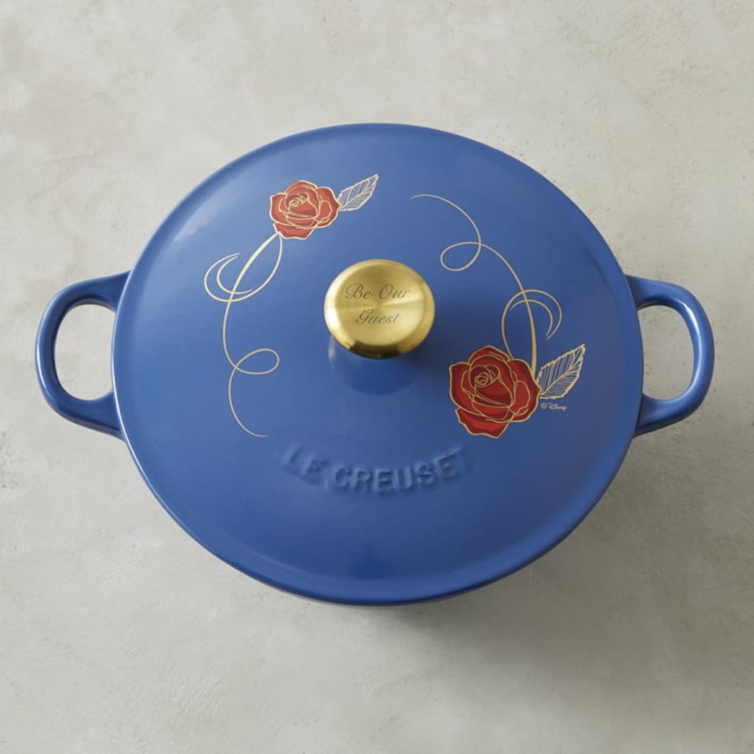Behold The Beauty And The Beast Dutch Oven From Le Creuset Kitchn Disney's live action beauty and the beast comes out in just seven days and the frenzy is real people. the beast dutch oven from le creuset