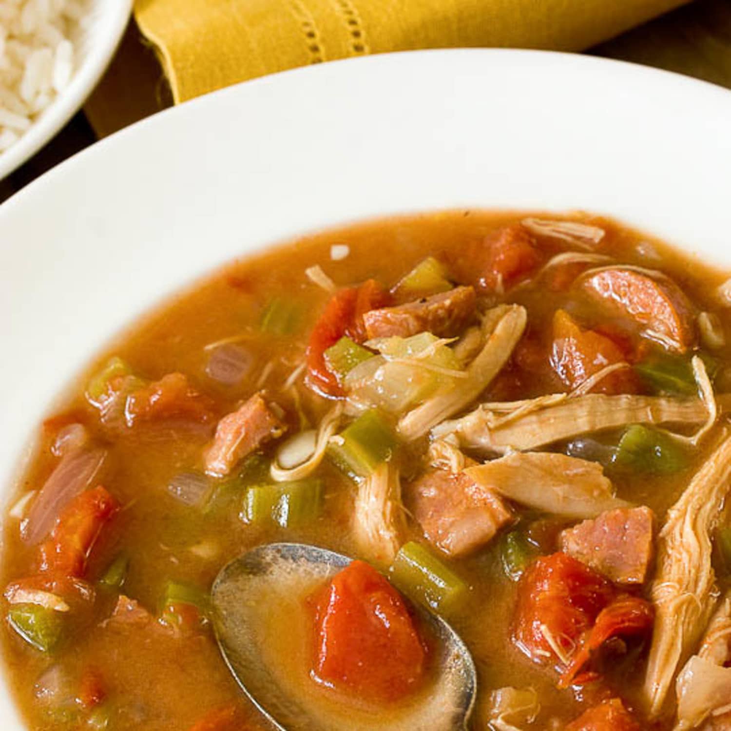 Chicken, Andouille, and Red Bean Gumbo — Our American Cuisine