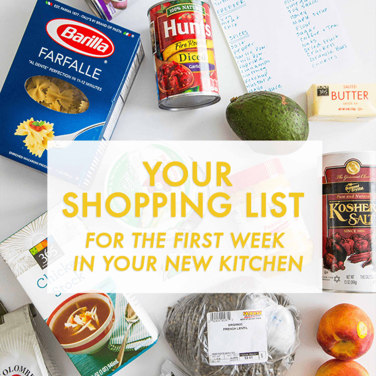 Grocery Store Shopping List Essentials Kitchn