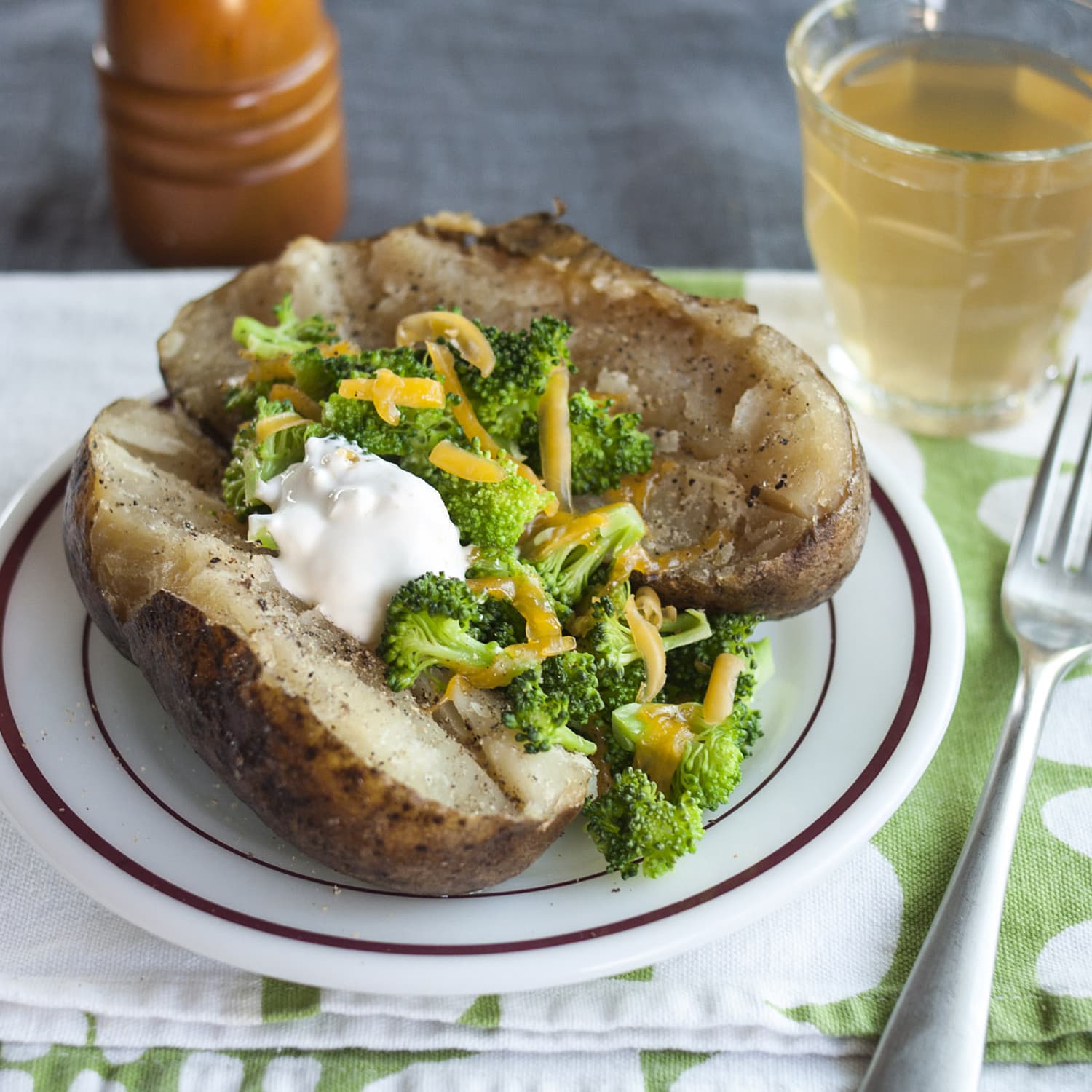 Loaded Baked Potato & Toppings – A Couple Cooks