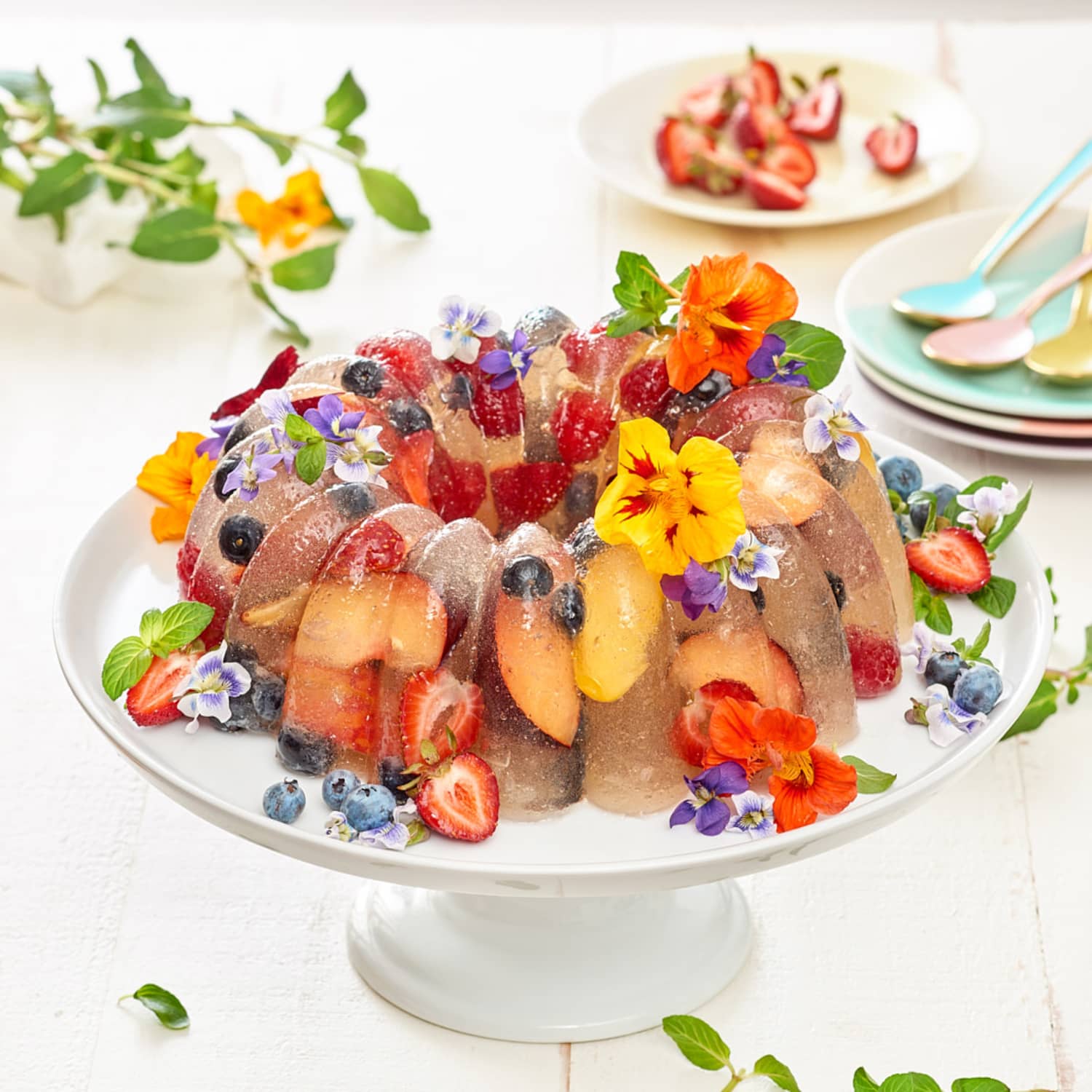 Recipe Sparkling Fruit Jello Mold Kitchn