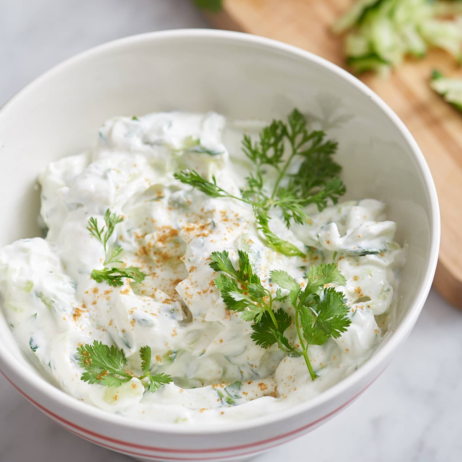 How To Make Indian Cucumber Yogurt Sauce Raita Kitchn