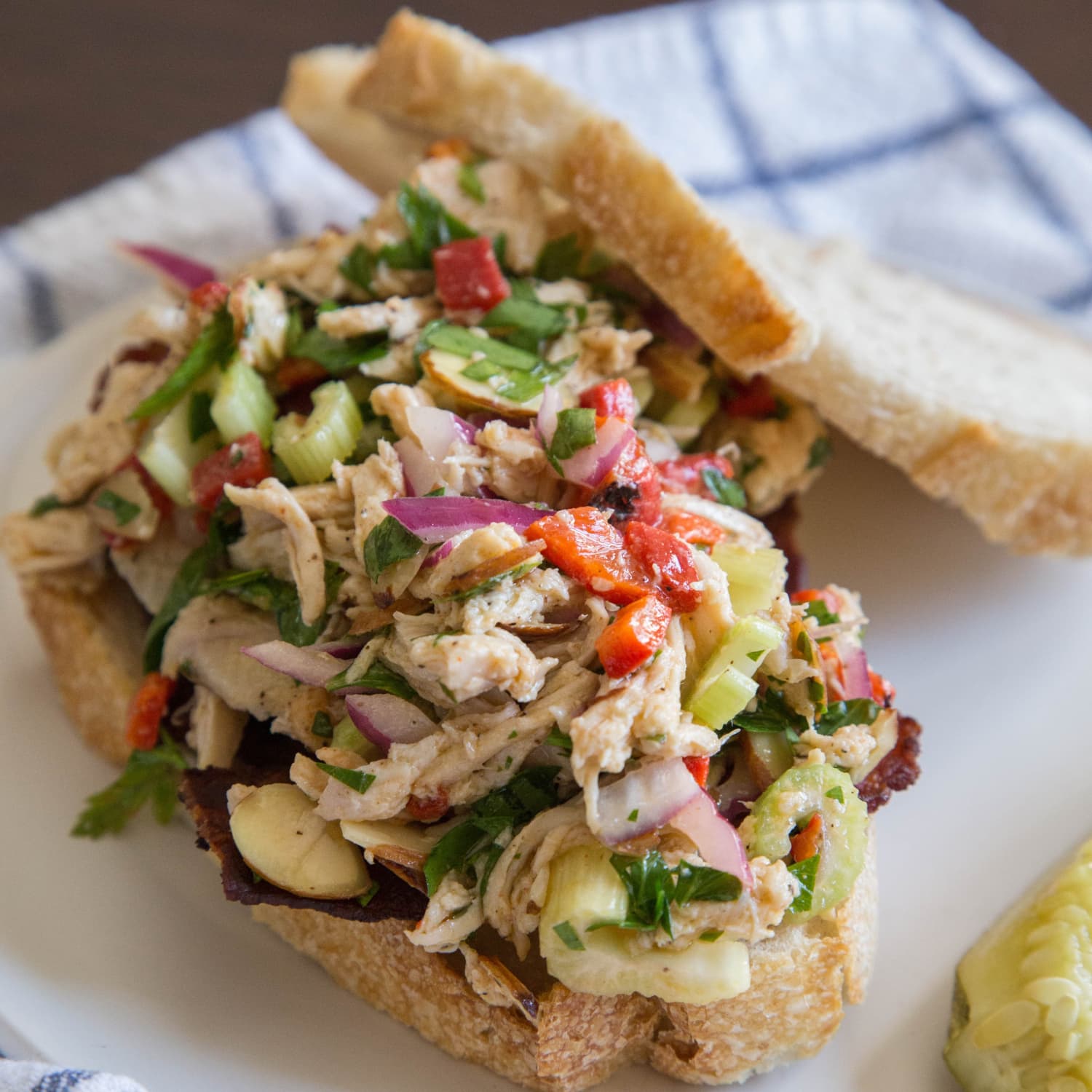 Recipe Italian Chicken Salad Sandwiches Kitchn