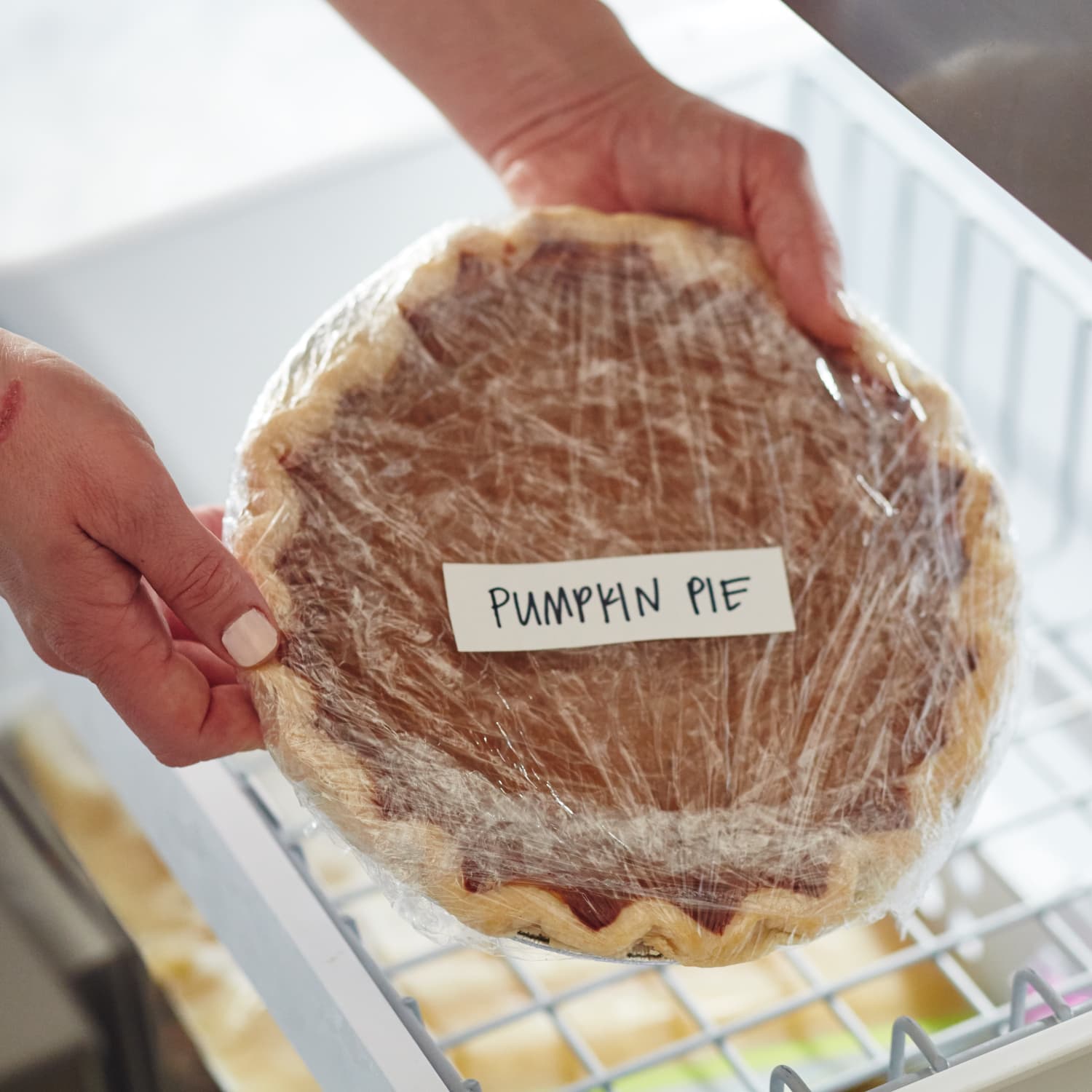 How To Bake And Freeze A Pumpkin Pie Before Thanksgiving Kitchn