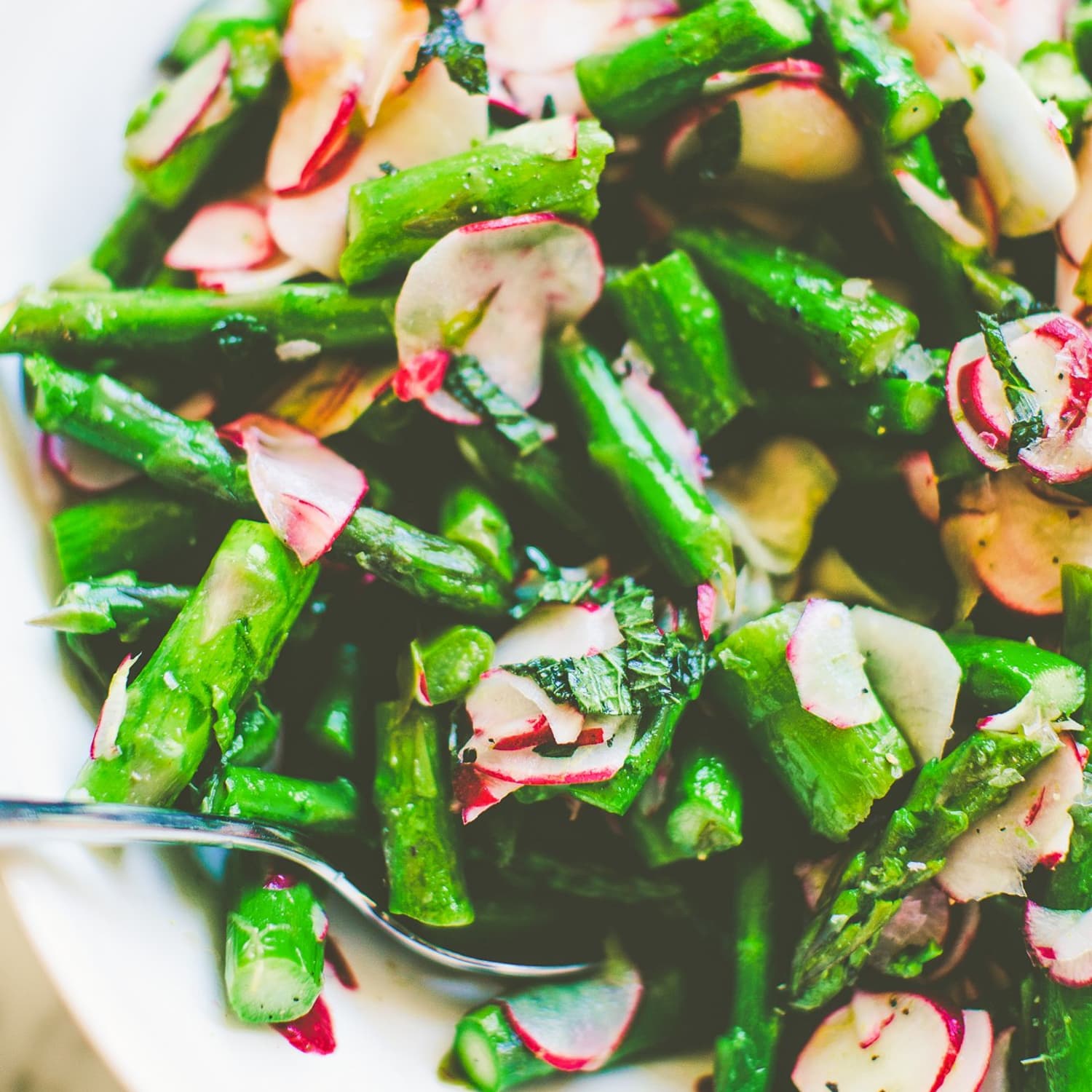 Recipe Asparagus Radishes With Mint Kitchn